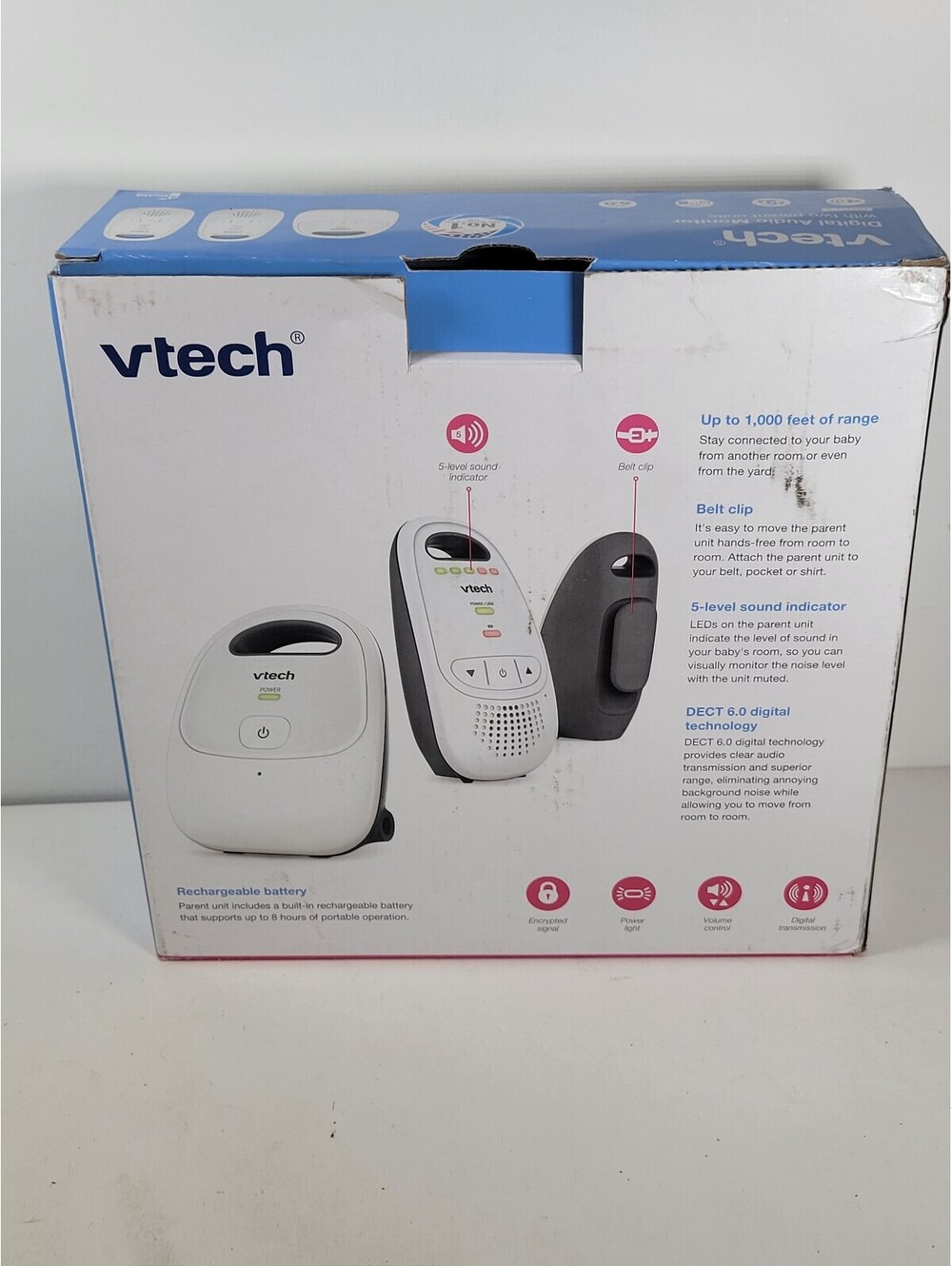 VTech DM112-2 Digital Audio Baby Monitor